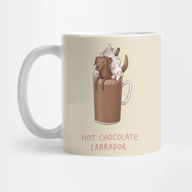 Hot Chocolate Labrador by Sophie Corrigan